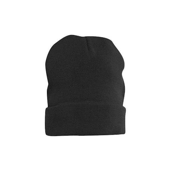 Clique Unisex Vuxen Hubert Stickad Mössa One Size Svart Black One Size