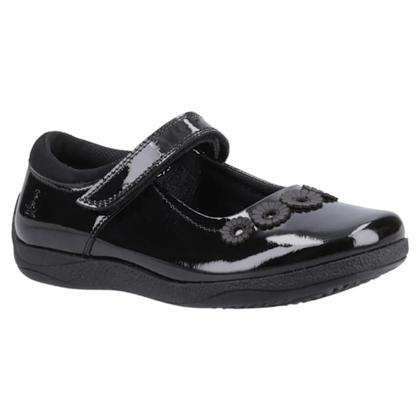 Hush Puppies Christina läderskolskor för flickor 11 UK barn B Black Patent 11 UK Child