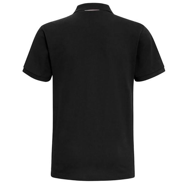 Asquith & Fox Mens Classic Fit Contrast Polo Shirt XL Svart/Wh Black/ White XL