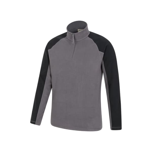 Mountain Warehouse Ashbourne II Half Zip Fleecetröja för män M Mörk Dark Grey M