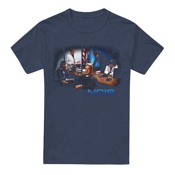 NCIS Unisex Vuxen Original Cast T-Shirt L Marinblå Navy L