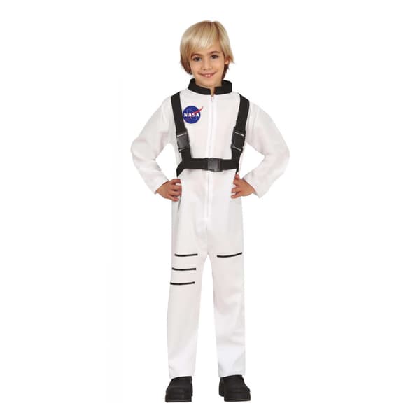 Fiestas Guirca Barn/Barn Astronautdräkt 3-4 år Vit White/Black 3-4 Years