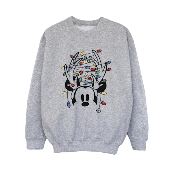 Disney Boys Mickey Mouse Jul Huvudlampor Sweatshirt 5-6 år Sports Grey 5-6 Years