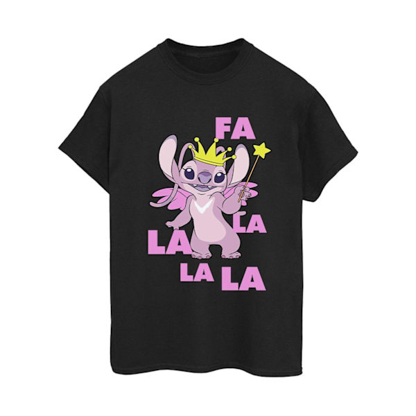 Disney Dam/Kvinnor Lilo & Stitch Angel Fa La La Bomull Pojkvän Black 4XL