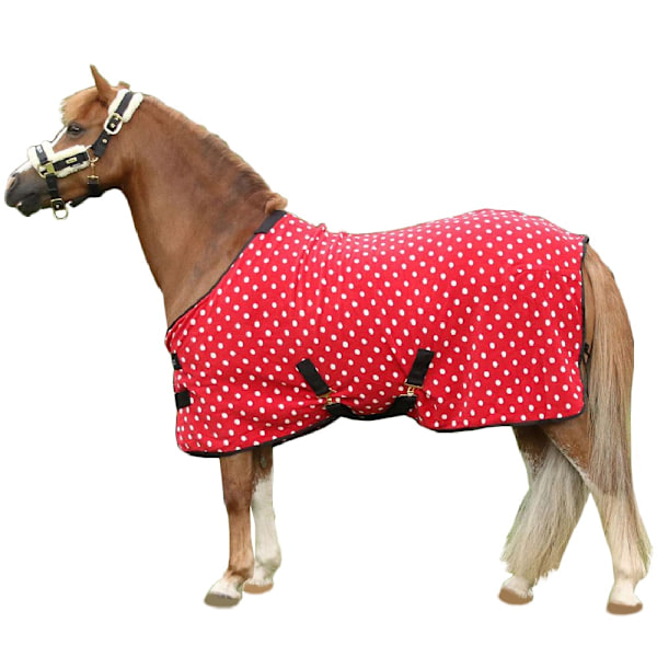 Supreme Products Dotty Fleece Hästtäcke 3´ 3 Röd Red 3´ 3