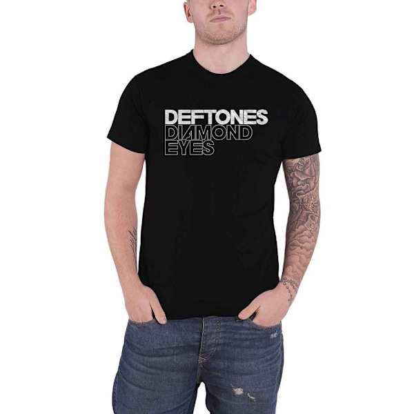 Deftones Unisex Adult Diamond Eyes T-Shirt M Svart Black M
