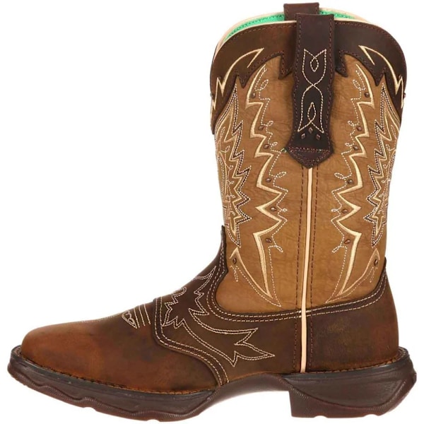 Durango Dam/Damer Rebel Cowboy Boots i Fullnarvläder 4 U Nicotine/Brown 4 UK