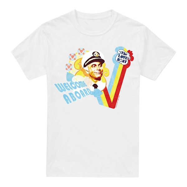 The Love Boat Herr Välkommen Ombord T-Shirt S Vit White S
