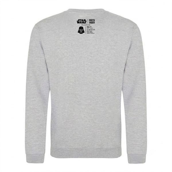 Star Wars Unisex Vuxen Darth Vader Heather Sweatshirt M Grå Grey M