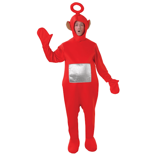 Teletubbies Unisex Vuxen Po Kostym Standard Röd Red Standard