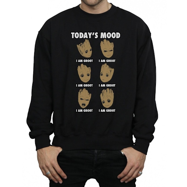 Marvel Herr Guardians Of The Galaxy Groot Today´s Mood Sweatshirt Black XL