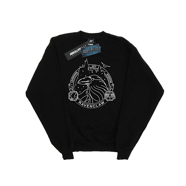 Harry Potter Dam/Kvinnor Ravenclaw Sigill Sweatshirt M Svart Black M