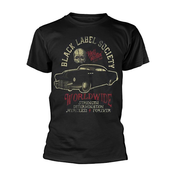 Black Label Society Unisex Adult Hell Riding Worldwide T-Shirt Black L
