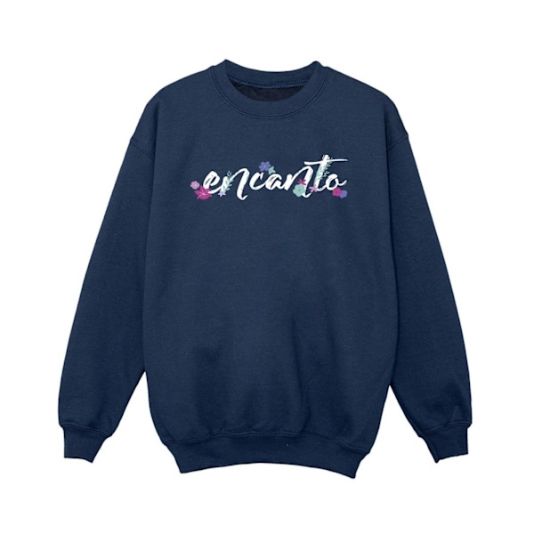 Disney Boys Encanto Logo Sweatshirt 3-4 år Marinblå Navy Blue 3-4 Years