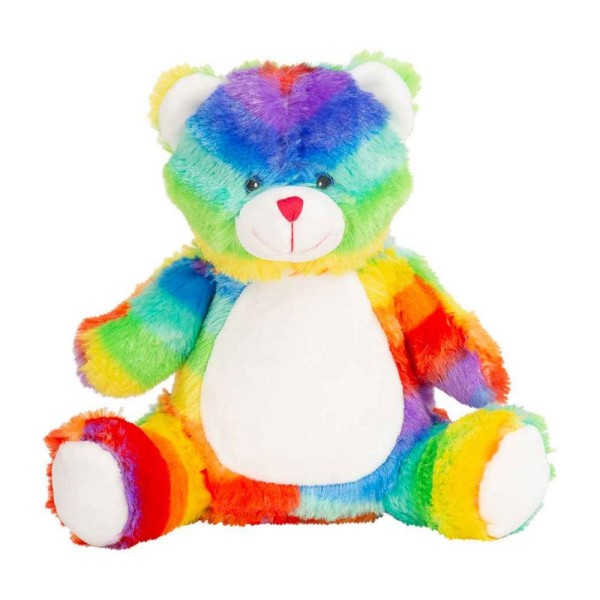 Mumlar Regnbågsbjörn Plyschleksak med dragkedja One Size Flerfärgad Multicoloured One Size