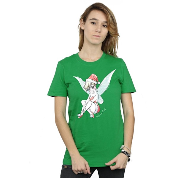 Disney Dam/Damer Tinkerbell Julfe Jultomte Bomull Pojkvän Irish Green M