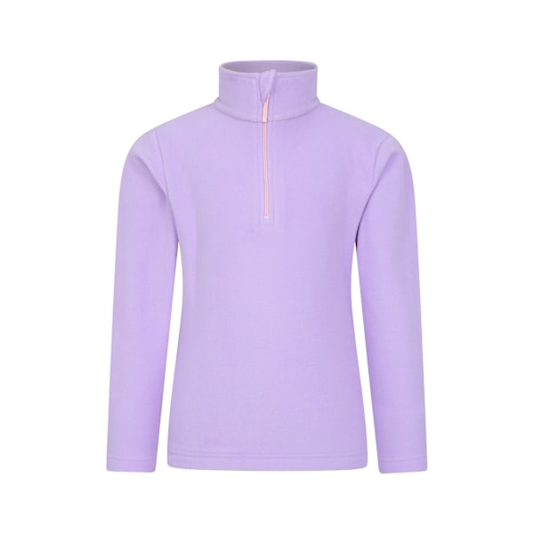 Mountain Warehouse Barnjacka Camber II med halv dragkedja för barn/ungdomar Lilac 7-8 Years