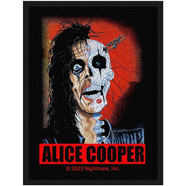 Alice Cooper Trashed Woven Patch En Storlek Flerfärgad Multicoloured One Size