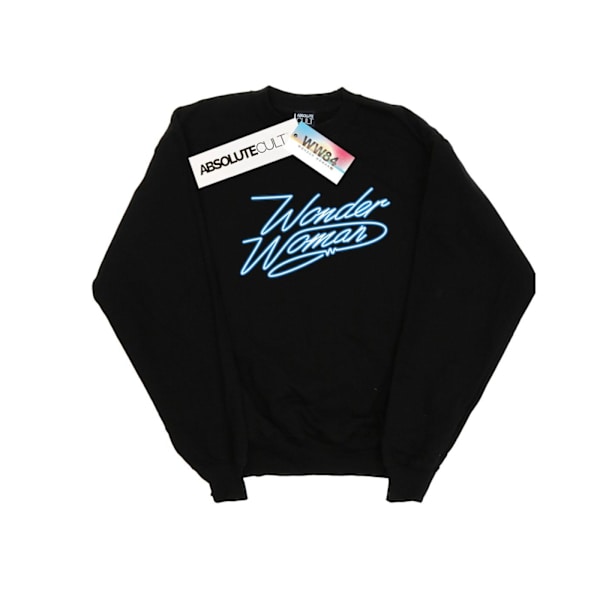 DC Comics Dam/Kvinnor Wonder Woman 84 Neon Wonder Woman Sweatshirt Black L