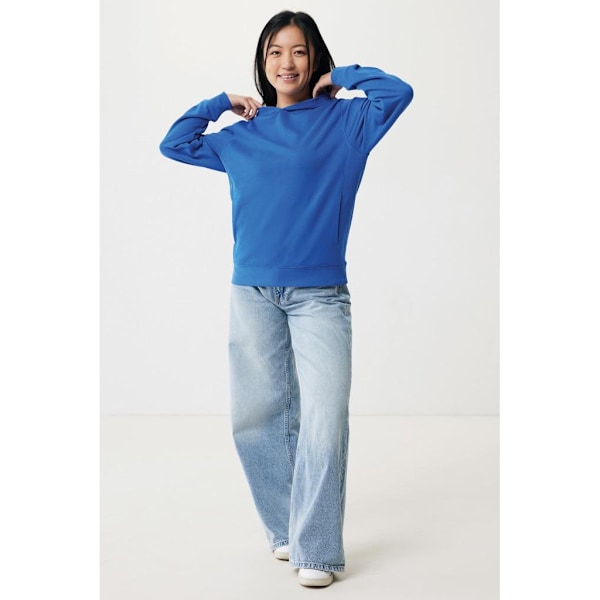 Iqoniq Unisex Vuxen Yengo Återvunnen Bomull Sidoficka Hoodie M Navy M