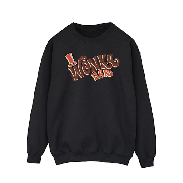 Willy Wonka Herr Bar Logo Sweatshirt XXL Svart Black XXL
