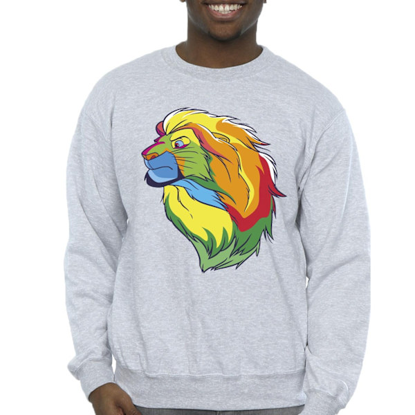 Disney Herr The Lion King Colours Sweatshirt L Sports Grey Sports Grey L