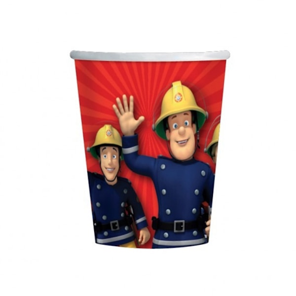 Brandman Sam Party Cup (8-pack) En Storlek Flerfärgad Multicoloured One Size