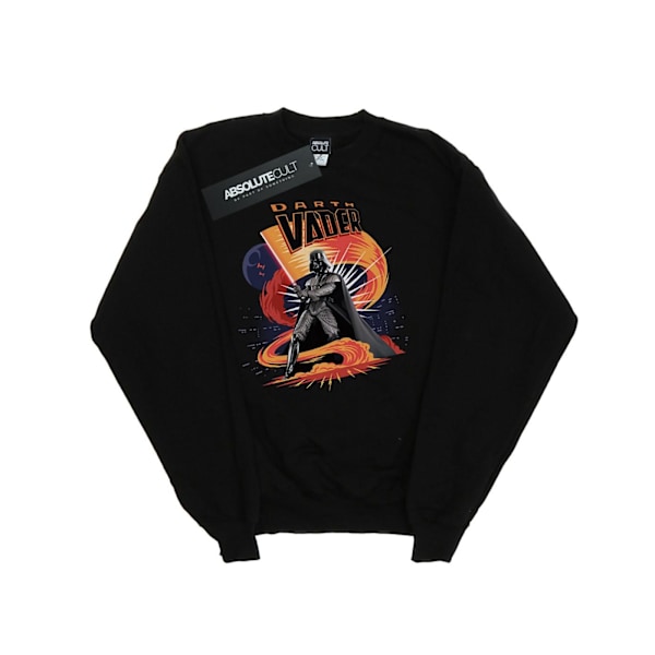 Star Wars Darth Vader Swirling Fury Sweatshirt M Svart Black M