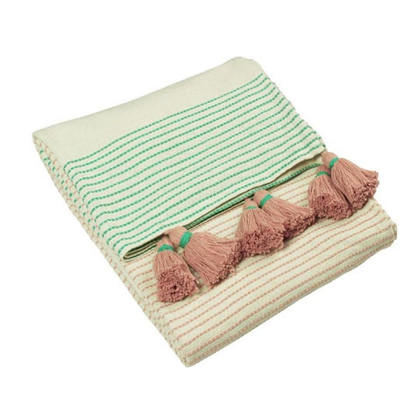 Furn Banda Tofs Throw One Size Mint/Rosa Mint/Pink One Size