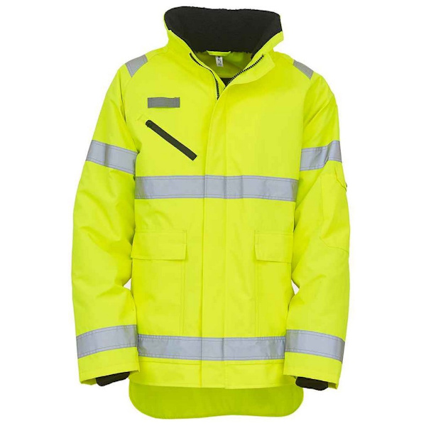 Yoko Unisex Vuxen Fontaine Hi-Vis Stormjacka M Gul Yellow M