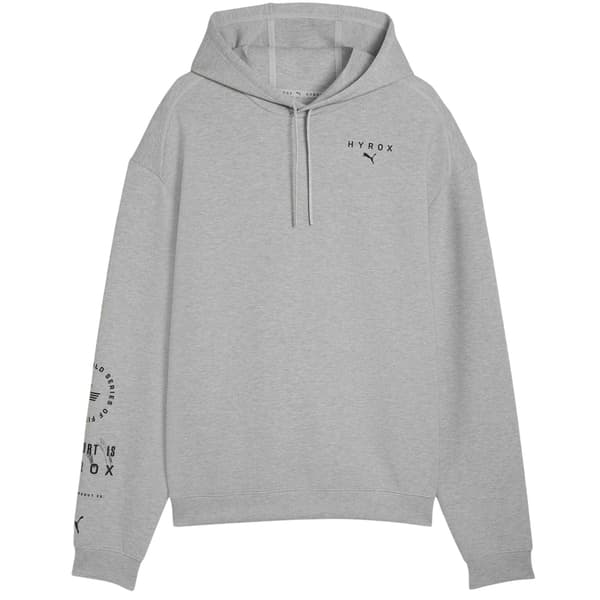 Puma Herr Hyrox Pullover Hoodie S Gråmelerad Grey Heather S