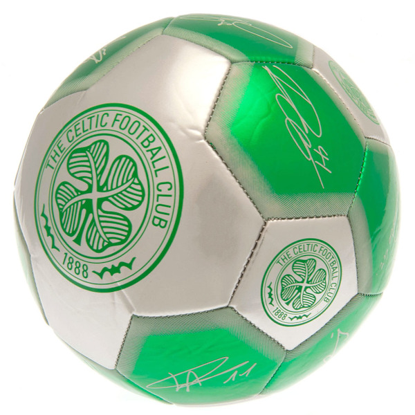 Celtic FC Signature Football 5 Grön/Silver Green/Silver 5