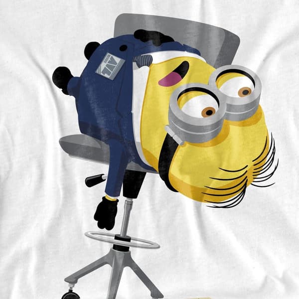 Despicable Me 4 Herr All Worked Out T-shirt L Vit White L