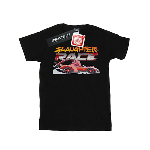 Disney Girls Wreck It Ralph Slaughter Race Bomull T-shirt 12-13 Black 12-13 Years