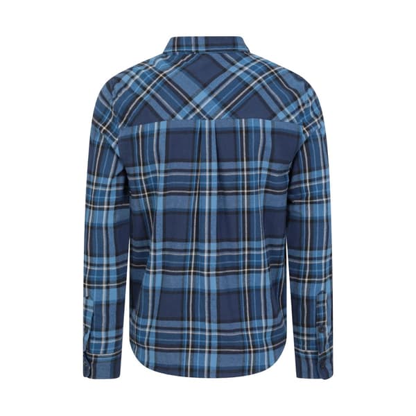 Mountain Warehouse Herr Trace Flannel Långärmad Skjorta 4XL Da Dark Blue 4XL
