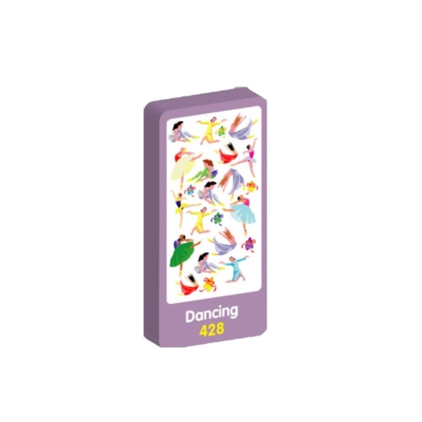 Lila persika klistermärke (förpackning med 12) En one size flerfärgad Multicoloured One Size