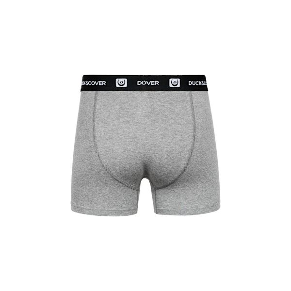 Duck and Cover Herr Keach Boxer (paket med 3) S Grå/Vit Grey/White