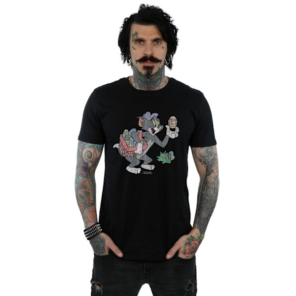 Tom And Jerry Herr Äggjakt T-shirt M Svart Black M