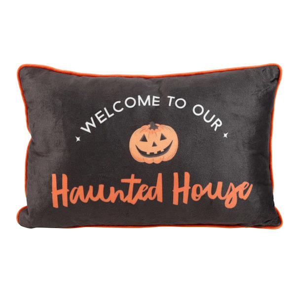 Something Different Haunted House Rektangulär Fylld Kudde 25 Black/Orange 25cm x 3cm x 40cm