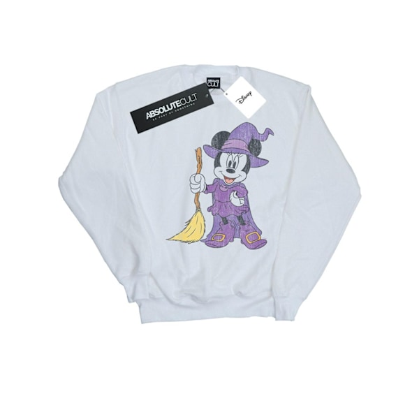 Disney Herr Minnie Mouse Häxa Kostym Sweatshirt 5XL Vit White 5XL