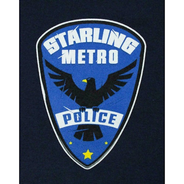 Arrow Womens/Ladies Starling City Metro Police T-Shirt L Blå Blue L