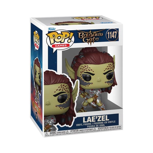 Funko POP! Laezel Baldur´s Gate 3 Actionfigur En Storlek Flerfärgad Multicoloured One Size
