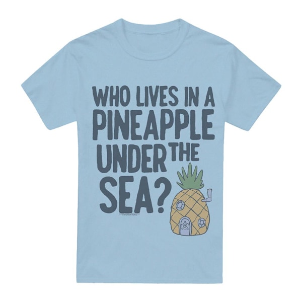 SvampBob Fyrkant Herr Ananas Under Havet T-Shirt M Li Light Blue M
