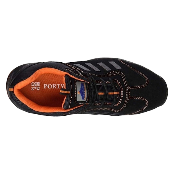 Portwest Steelite Lusum S1P HRO mockaskinn säkerhetsskor 7 UK Bl Black/Orange 7 UK