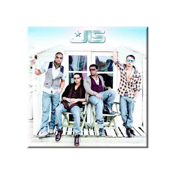 JLS Beach Hut Kylskåpsmagnet En Storlek Flerfärgad Multicoloured One Size