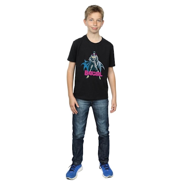 DC Comics Batgirl Pose T-shirt för pojkar 9-11 år Svart Black 9-11 Years