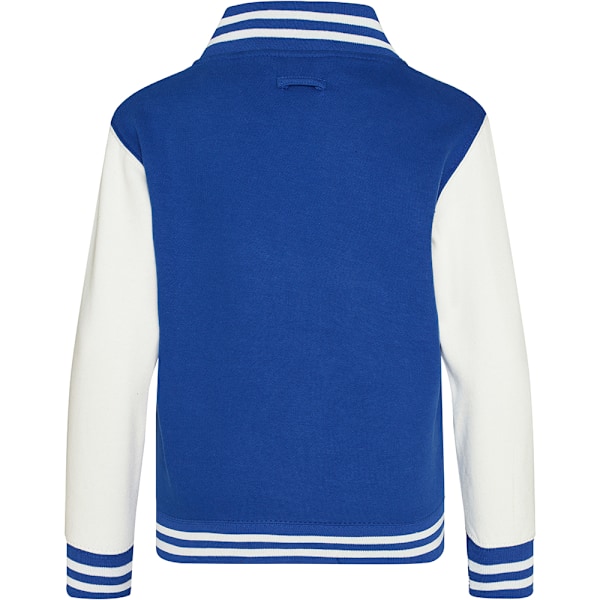 Awdis Unisex Varsity Jacka för Barn / Skoluniform 9-11 Royal Blue/W Royal Blue/White 9-11