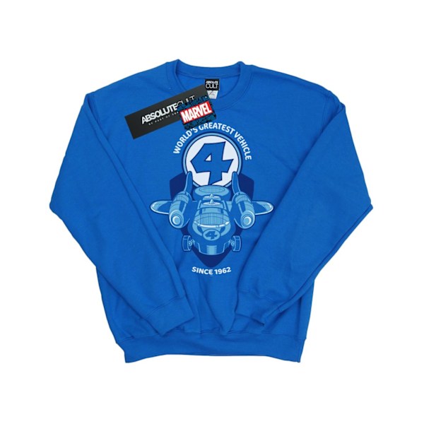 Marvel Herr Fantastic Four Fantasticar Sweatshirt 3XL Royal Blu Royal Blue 3XL