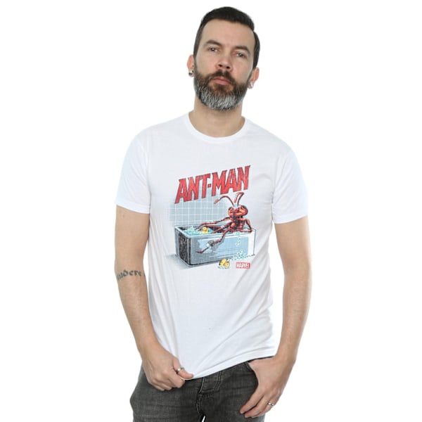 Marvel herr Ant-Man och The Wasp badande myra T-shirt M vit White M