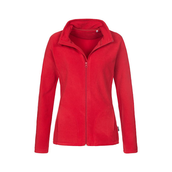 Stedman Dam/Kvinnor Active FZ Fleece M Scarlet Red Scarlet Red M